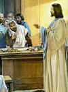 Jesus preaching to the Scribes