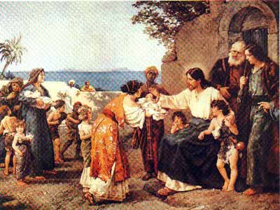 Jesus with the children
