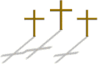 Three crosses