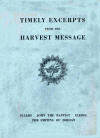 harvest message pamphlet