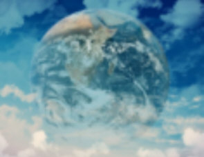 The earth seen through the clouds