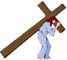 man carry a cross