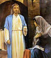 Jesus's leading his disciples