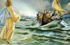 Jesus walking on water